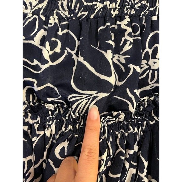 MISA Los Angeles Darla Off-the-Shoulder Navy Blue Dress size Small - Picture 6 of 10